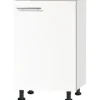 Optifit Spülenschrank Bengt932 BxTxH 50 x 58,4 x 87 cm weiß matt zerlegt Anschlag reversibel KFBE SPL506-8+
