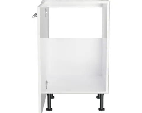 Optifit Spülenschrank Bengt932 BxTxH 50 x 58,4 x 87 cm weiß matt zerlegt Anschlag reversibel KFBE SPL506-8+