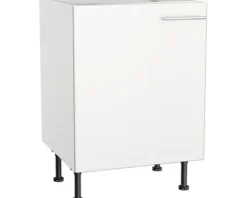 Optifit Spülenschrank Bengt932 BxTxH 60 x 58,4 x 87 cm weiß matt zerlegt Anschlag reversibel KFBE SPL606-8+