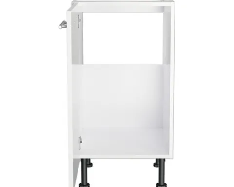 Optifit Spülenschrank Bengt932 BxTxH 45 x 58,4 x 87 cm weiß matt zerlegt Anschlag reversibel KFBE SPL456-8+