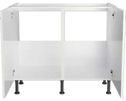Optifit Spülenschrank Bengt932 BxTxH 100 x 58,4 x 87 cm weiß matt zerlegt Anschlag reversibel KFBE SPL106-8+
