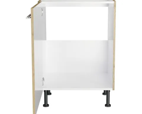 Optifit Spülenschrank Erik290 BxTxH 60 x 58,4 x 87 cm wildeiche strukturiert matt zerlegt Anschlag reversibel KFER SPL606-8+