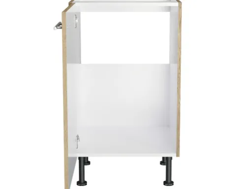 Optifit Spülenschrank Erik290 BxTxH 50 x 58,4 x 87 cm wildeiche strukturiert matt zerlegt Anschlag reversibel KFER SPL506-8+