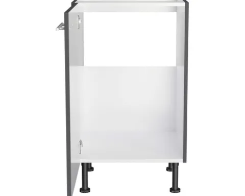Optifit Spülenschrank Ingvar420 BxTxH 50 x 58,4 x 87 cm anthrazit matt zerlegt Anschlag reversibel KFIN SPL506-8+