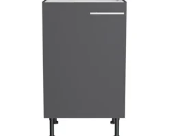 Optifit Spülenschrank Ingvar420 BxTxH 50 x 58,4 x 87 cm anthrazit matt zerlegt Anschlag reversibel KFIN SPL506-8+