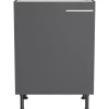 Optifit Spülenschrank Ingvar420 BxTxH 60 x 58,4 x 87 cm anthrazit matt zerlegt Anschlag reversibel KFIN SPL606-8+