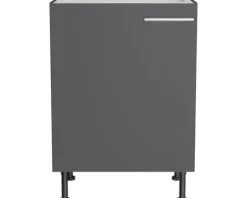 Optifit Spülenschrank Ingvar420 BxTxH 60 x 58,4 x 87 cm anthrazit matt zerlegt Anschlag reversibel KFIN SPL606-8+