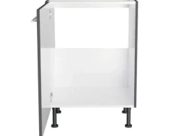 Optifit Spülenschrank Ingvar420 BxTxH 60 x 58,4 x 87 cm anthrazit matt zerlegt Anschlag reversibel KFIN SPL606-8+