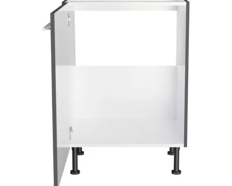 Optifit Spülenschrank Ingvar420 BxTxH 60 x 58,4 x 87 cm anthrazit matt zerlegt Anschlag reversibel KFIN SPL606-8+