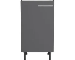 Optifit Spülenschrank Ingvar420 BxTxH 45 x 58,4 x 87 cm anthrazit matt zerlegt Anschlag reversibel KFIN SPL456-8+