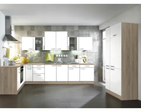 Optifit Spülenschrank inkl Spüle Zamora214 BxTxH 100 x 60 x 84,8 cm weiß matt zerlegt Anschlag reversibel KUZM SAPL106-9+