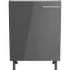 Optifit Spülenschrank Jonte984 BxTxH 60 x 58,4 x 87 cm anthrazit glänzend zerlegt Anschlag reversibel KFJO SPL606-8+