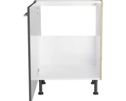 Optifit Spülenschrank Jonte984 BxTxH 60 x 58,4 x 87 cm anthrazit glänzend zerlegt Anschlag reversibel KFJO SPL606-8+