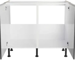 Optifit Spülenschrank Linus984 BxTxH 100 x 58,4 x 87 cm anthrazit glänzend zerlegt KFLI SPL106-8+