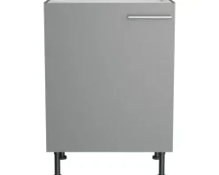 Optifit Spülenschrank Mats825 BxTxH 60 x 58,4 x 87 cm basaltgrau matt zerlegt Anschlag reversibel KFMA SPL606-8+