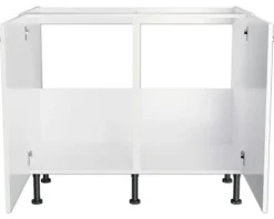 Optifit Spülenschrank Rurik986 BxTxH 100 x 58,4 x 87 cm weiß glänzend zerlegt KFRU SPL106-8+