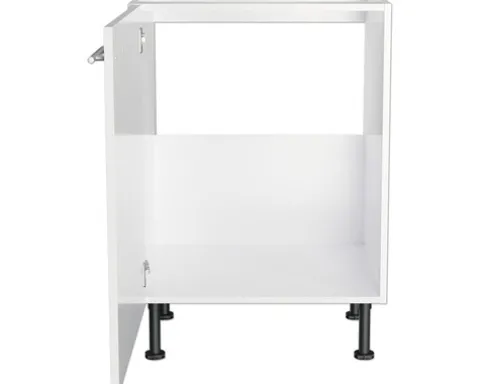 Optifit Spülenschrank Rurik986 BxTxH 60 x 58,4 x 87 cm weiß glänzend zerlegt Anschlag reversibel KFRU SPL606-8+