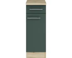Optifit Unterschrank mit Schublade und Drehtür Savona405 BxTxH 30 x 60 x 84,8 cm grün matt zerlegt Anschlag reversibel KUSA U306-9+