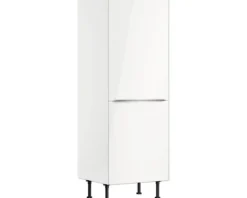 Optifit Vorratsschrank Arvid986 BxTxH 60 x 58,4 x 176,6 cm weiß glänzend zerlegt Anschlag reversibel KFAV MH606-8+
