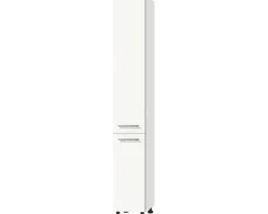 Optifit Vorratsschrank Bengt932 BxTxH 30 x 58,4 x 211,8 cm weiß matt zerlegt Anschlag reversibel KFBE HFZ306-8E+