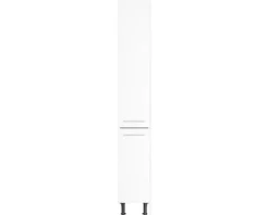 Optifit Vorratsschrank Bengt932 BxTxH 30 x 58,4 x 211,8 cm weiß matt zerlegt Anschlag reversibel KFBE HFZ306-8E+