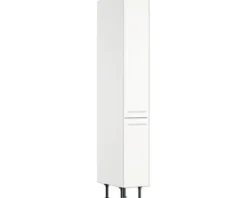 Optifit Vorratsschrank Bengt932 BxTxH 30 x 58,4 x 211,8 cm weiß matt zerlegt Anschlag reversibel KFBE HFZ306-8E+