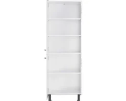 Optifit Vorratsschrank Bengt932 BxTxH 60 x 58,4 x 176,6 cm weiß matt zerlegt Anschlag reversibel KFBE MH606-8+