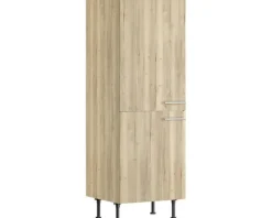 Optifit Vorratsschrank Erik290 BxTxH 60 x 58,4 x 176,6 cm wildeiche strukturiert matt zerlegt Anschlag reversibel KFER MH606-8+
