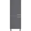 Optifit Vorratsschrank Ingvar420 BxTxH 60 x 58,4 x 176,6 cm anthrazit matt zerlegt Anschlag reversibel KFIN MH606-8+