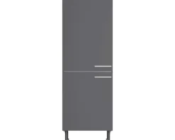 Optifit Vorratsschrank Ingvar420 BxTxH 60 x 58,4 x 176,6 cm anthrazit matt zerlegt Anschlag reversibel KFIN MH606-8+