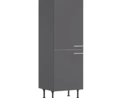 Optifit Vorratsschrank Ingvar420 BxTxH 60 x 58,4 x 176,6 cm anthrazit matt zerlegt Anschlag reversibel KFIN MH606-8+