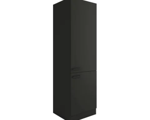 Optifit Vorratsschrank Madrid420 BxTxH 60 x 57,1 x 206,8 cm anthrazit matt zerlegt Anschlag reversibel KUMA H606-9+