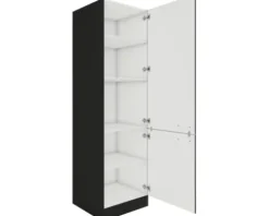 Optifit Vorratsschrank Madrid420 BxTxH 60 x 57,1 x 206,8 cm anthrazit matt zerlegt Anschlag reversibel KUMA H606-9+