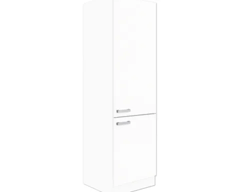 Optifit Vorratsschrank Salo214 BxTxH 60 x 57,1 x 206,8 cm weiß matt zerlegt Anschlag reversibel HWSA HW606-7+
