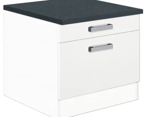 Optifit Waschmaschinenschrank Salo214 BxTxH 60 x 60 x 56,8 cm weiß matt zerlegt HWSA UW654-7+