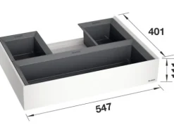 Organisationsschublade BLANCO SELECT II Orga in 60 cm Unterschränken 526212