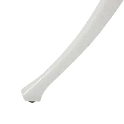 Outdoor Bistrotisch ANCONA 90 cm 90 cm Metall Cremeweiß