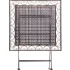 Outdoor Bistrotisch BORMIO 70 cm 70 cm Metall Schwarz