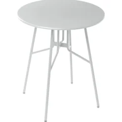 Outdoor Bistrotisch TALTAL 64 cm 64 cm Metall Grau