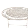 Outdoor Bistrotisch TRIESTE 70 cm 70 cm Metall Hellbeige