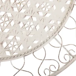 Outdoor Bistrotisch TRIESTE 70 cm 70 cm Metall Hellbeige
