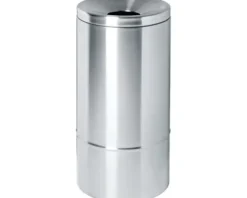 Papierkorb selbstlöschend Edelstahl 50 l
