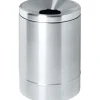 Papierkorb selbstlöschend Edelstahl 15 l