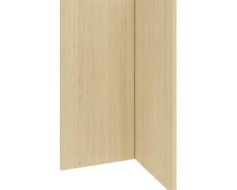 PICCANTE Smart Frontenset Eckunterschrank 90 cm 2 Drehtüren LIGHT OAK "AH"