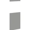 PICCANTE Smart Frontenset Midischrank für Kühlschrank und Backofen 1 Drehtür und 1 Blende BASALT GREY "AK"