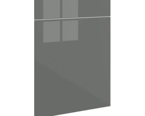 PICCANTE Smart Frontenset Unterschrank 50 cm 1 Drehtür und 1 Schubkastenblende LAQUER ANTHRACITE hochglanz "Z"