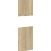PICCANTE Smart Frontenset Hochschrank für Backofen und Microwelle 2 Drehtüren WILD OAK "AT"