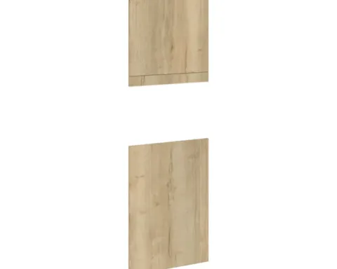 PICCANTE Smart Frontenset Hochschrank für Backofen und Microwelle 2 Drehtüren WILD OAK "AT"