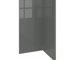 PICCANTE Smart Frontenset Eckunterschrank 90 cm 2 Drehtüren LAQUER ANTHRACITE hochglanz "AH"