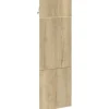 PICCANTE Smart Frontenset Hochschrank für Kühlschrank 1 Klappe und 2 Drehtüren WILD OAK "AP"
